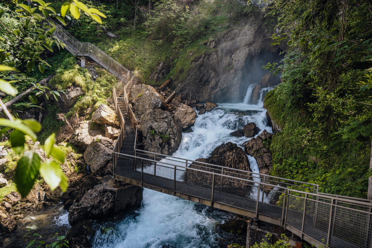 In Salzburg zählen die Gollinger Wasserfälle zu den beeindruckendsten Sehenswürdigkeiten